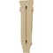 Ekena Millwork 6 1/4"W x 3"D x 22"H Large Traditional Pilaster Corbel, Maple CORW06X03X22PTMA - alternate 2